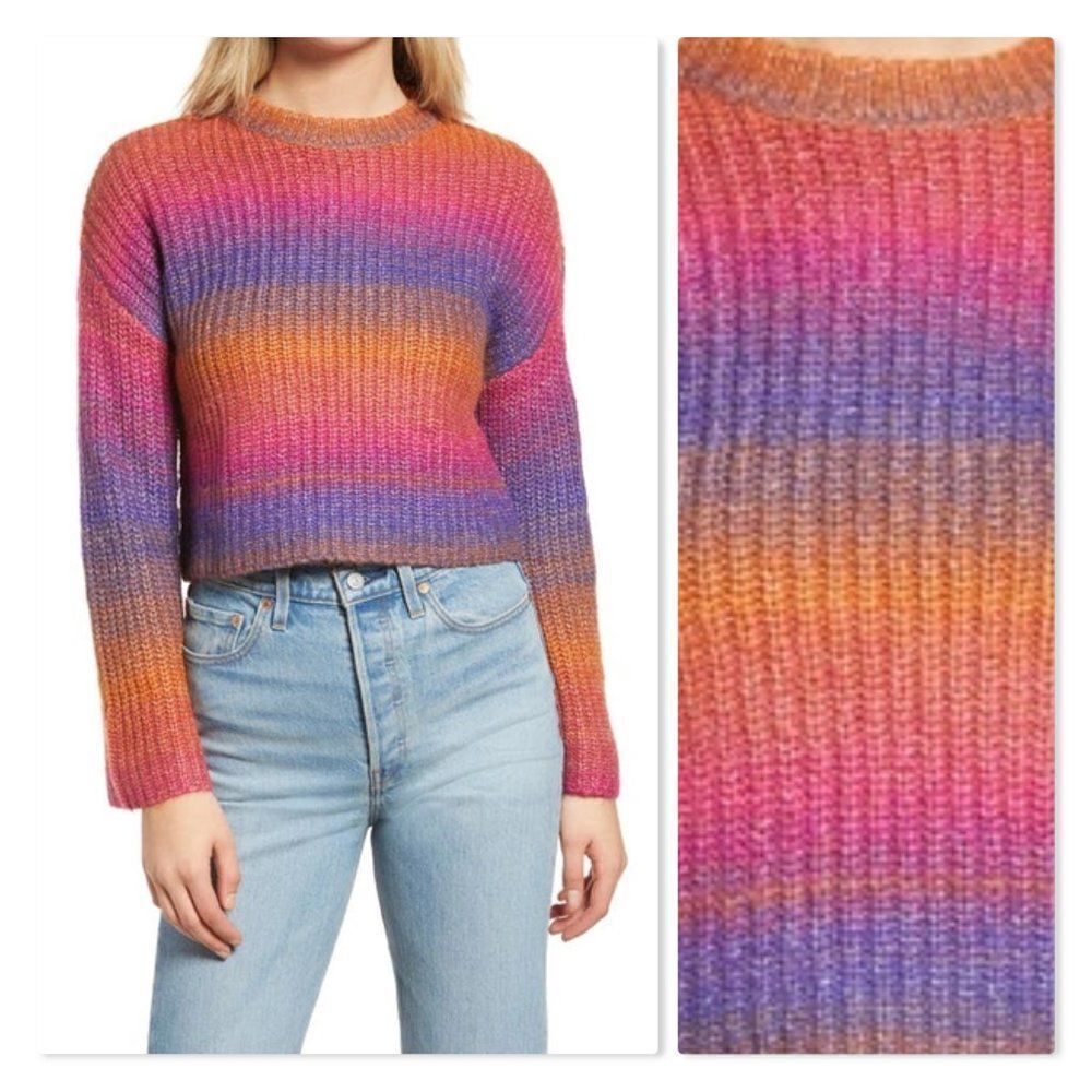 NEW! BP. Space Dye Sweater In Purple Orchid size XL